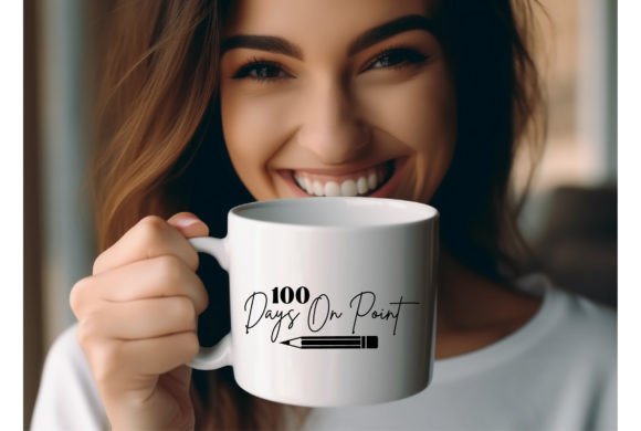 100 Days on Point: A Versatile Graphics and T-Shirt Designs Asset