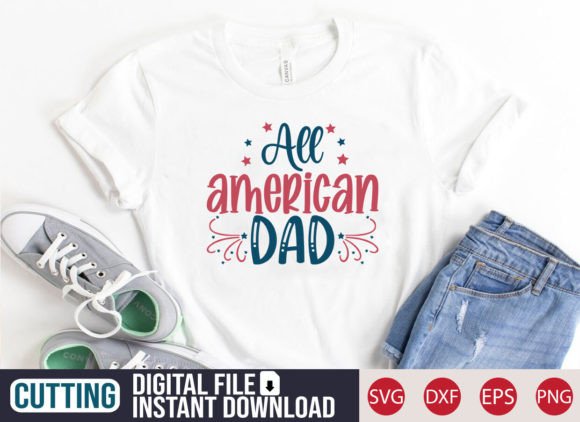 All American Dad SVG: A Perfect Fit for T-Shirt Designs and Graphics