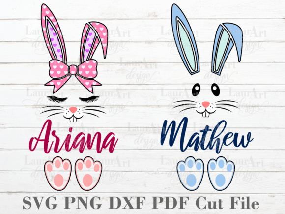 Easter Bunny Monogram: A Versatile T-Shirt Design for Bloggers