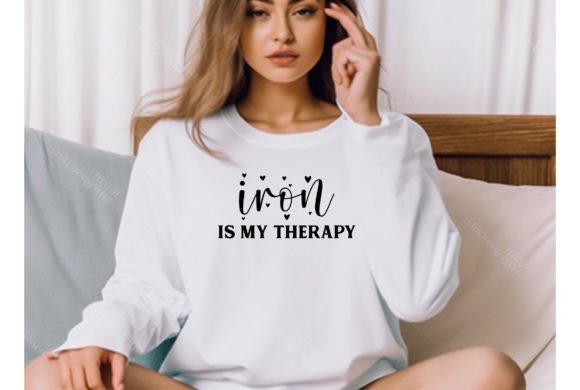 Iron is My Therapy: A Versatile T-Shirt Design Graphic