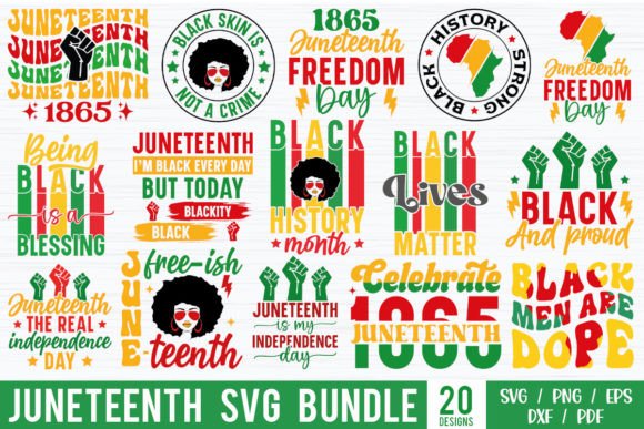 Juneteenth SVG Bundle: A Versatile Design for Embroidery