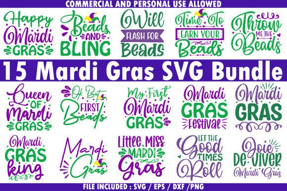 Mardi Gras SVG Bundle: A Festive Embroidery Must-Have