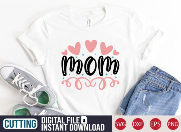 Mom SVG Craft: A Versatile Graphics Asset for T-Shirt Designs