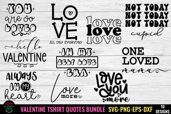 Valentines Day Tshirt SVG Bundle: A Versatile Graphics and Crafts Asset