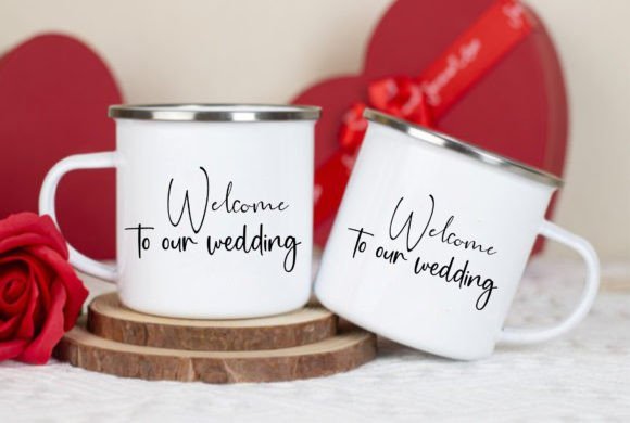 Welcome to Our Wedding: A Versatile Graphics and T-Shirt Design Asset